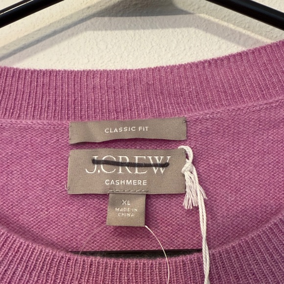 J. Crew Cashmere Classic-Fit Crewneck Sweater - Picture 3 of 6